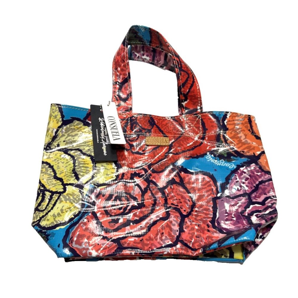 Consuela Rosie Grab & Go Mini Bag Print Coated Canvas NWT